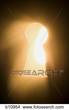 Keyhole with bright light beaming through
View Large Photo Image Stock Photo - keyhole with bright
light beaming
through. fotosearch
- search stock
photos, pictures,
images, and photo
clipart