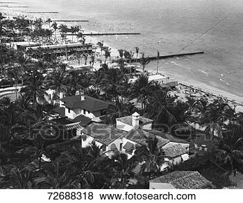 Hazır Fotoğraf - evler,  plaj, 
 (b&w),  keyifli, 
 yayinlama. fotosearch 
- foto, resim, 
görüntü ve foto 
klipart ara