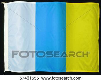 Stock Image - close-up of the 
flag of canaries. 
fotosearch - search 
stock photos, 
pictures, images, 
and photo clipart