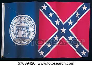Stock Photography - the flag of georgia. 
fotosearch - search 
stock photos, 
pictures, images, 
and photo clipart
