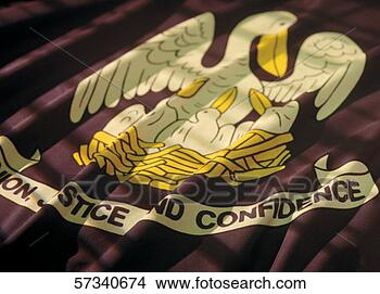 Stock Photo - the flag of louisiana. 
fotosearch - search 
stock photos, 
pictures, images, 
and photo clipart