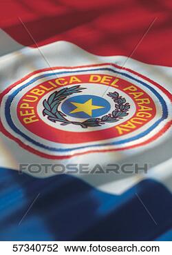 Stock Photo - the flag of paraguay. 
fotosearch - search 
stock photos, 
pictures, images, 
and photo clipart