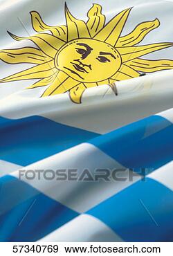 Stock Photograph - the flag of uruguay. 
fotosearch - search 
stock photos, 
pictures, images, 
and photo clipart
