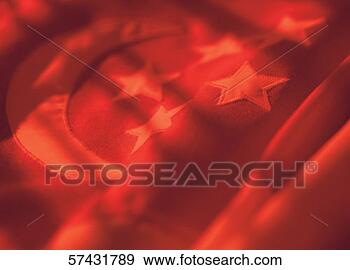 Stock Photograph - close up of the 
flag of singapore 
(infrared). fotosearch 
- search stock 
photos, pictures, 
images, and photo 
clipart