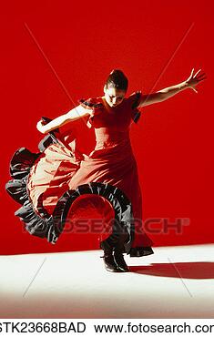 Arquivo de Fotografia - femininas,  flamenco, 
 dançarino,  executar, 
 tradicional, 
 espanhol. fotosearch 
- busca de fotos, 
imagens e clipart