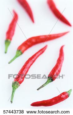 Stock Photo - close-up of an 
array of red chilies. 
fotosearch - search 
stock photos, 
pictures, images, 
and photo clipart