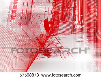 Drawing - red and white 
architectural 
pattern of a rooms 
interiors. fotosearch 
- search clipart, 
illustration, 
drawings and vector 
eps graphics images