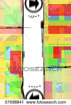 Clipart - strip of circled 
arrows with border 
of pastels squares. 
fotosearch - search 
clipart, illustration, 
drawings and vector 
eps graphics images