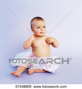 Stock Photograph - baby (12-18 months) 
wearing a fairy 
costume. fotosearch 
- search stock 
photos, pictures, 
images, and photo 
clipart