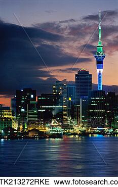 Stock Photo - sky tower and 
cruise ships in 
auckland harbour, 
 north island, 
 new. fotosearch 
- search stock 
photos, pictures, 
images, and photo 
clipart