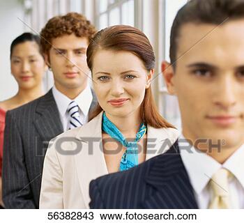 Stock Photo - portrait of two 
businessmen and 
two businesswomen 
in a row. fotosearch 
- search stock 
photos, pictures, 
images, and photo 
clipart