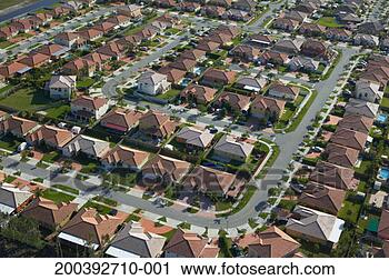 Stock Photography - usa, florida, 
residential area, 
aerial view. fotosearch 
- search stock 
photos, pictures, 
images, and photo 
clipart