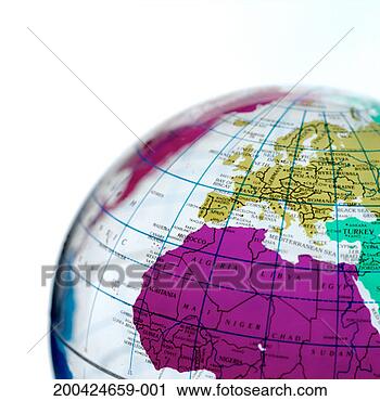 Arquivo de Fotografia - transparente, 
  globo,   europa, 
  norte,   áfrica, 
  proeminente. 
fotosearch - busca 
de fotos, imagens 
e clipart