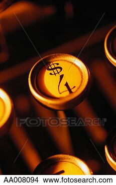 Stock Photo - dollar sign on 
a typewriter key. 
fotosearch - search 
stock photos, 
pictures, images, 
and photo clipart