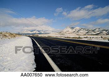 Stock Photography - highway in winter. 
fotosearch - search 
stock photos, 
pictures, images, 
and photo clipart