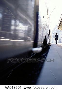 Stock Photography - businesswoman 
walking on a platform. 
fotosearch - search 
stock photos, 
pictures, images, 
and photo clipart