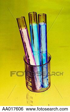 Stock Photo - three test tubes 
in a beaker. fotosearch 
- search stock 
photos, pictures, 
images, and photo 
clipart