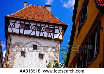 Stock Photo - wall tower in 
reutlingen, germany. 
fotosearch - search 
stock photos, 
pictures, images, 
and photo clipart