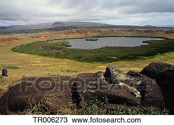 Stock Photo - moai stone head. 
fotosearch - search 
stock photos, 
pictures, images, 
and photo clipart
