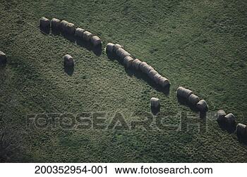 Stock Photography - hay bales in farm 
field, early spring, 
aerial view, georgia, 
usa. fotosearch 
- search stock 
photos, pictures, 
images, and photo 
clipart