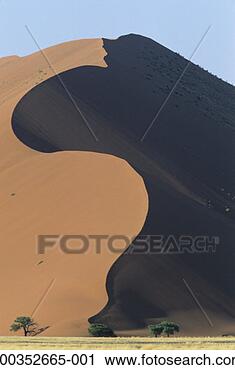 Stock Photography - sand dunes, sossuvlei, 
namib desert, 
namibia, africa. 
fotosearch - search 
stock photos, 
pictures, images, 
and photo clipart
