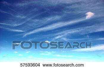 Stock Photo - view of the sky 
with wisps of 
clouds. fotosearch 
- search stock 
photos, pictures, 
images, and photo 
clipart