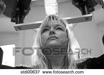 Picture - strength training, 
 build-up of muscles, 
 sport,  studio, 
 woman. fotosearch 
- search stock 
photos, pictures, 
images, and photo 
clipart