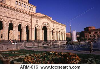 Stock Photo - museum facade 
republic square 
yerevan armenia. 
fotosearch - search 
stock photos, 
pictures, images, 
and photo clipart