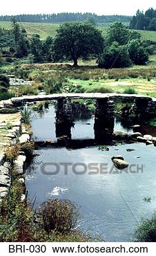 Stock Photography - clapper bridge 
at postbridge 
dartmoor devon 
uk. fotosearch 
- search stock 
photos, pictures, 
images, and photo 
clipart