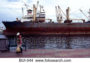 Stock Photo - transport ship 
at docks mexico. 
fotosearch - search 
stock photos, 
pictures, images, 
and photo clipart