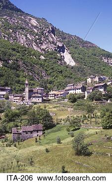 Stock Photo - alpine village 
italy. fotosearch 
- search stock 
photos, pictures, 
images, and photo 
clipart