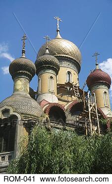 Stock Photography - the russian church 
bucharest romania. 
fotosearch - search 
stock photos, 
pictures, images, 
and photo clipart