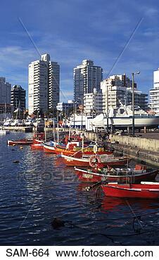 Stock Photo - trawlers and tower 
blocks punta del 
este uruguay. 
fotosearch - search 
stock photos, 
pictures, images, 
and photo clipart