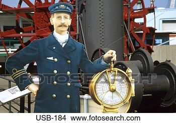 Stock Photo - cardboard cutout 
captain at tourist 
attraction usa. 
fotosearch - search 
stock photos, 
pictures, images, 
and photo clipart