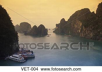 Stock Photo - ha long bay vietnam 
asia. fotosearch 
- search stock 
photos, pictures, 
images, and photo 
clipart