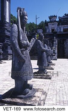 Stock Photograph - stone soldiers 
tomb of khai dinh 
hue vietnam. fotosearch 
- search stock 
photos, pictures, 
images, and photo 
clipart