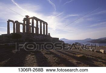 Stock Photo - temple of poseidon, 
cape sounion, 
greece. fotosearch 
- search stock 
photos, pictures, 
images, and photo 
clipart