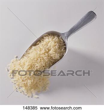 Stock Image - long grain rice 
on scoop. fotosearch 
- search stock 
photos, pictures, 
images, and photo 
clipart