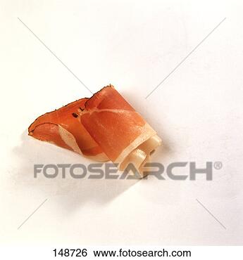 Stock Photo - a thin slice of 
bacon, rolled 
up. fotosearch 
- search stock 
photos, pictures, 
images, and photo 
clipart