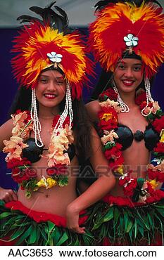 影像 - 肖像, 二, <em>女性</em>, 生来, <em>舞蹈家</em>, Bora, Bora