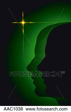 Stock Photo - silhouette of 
head with starburst, 
mr. fotosearch 
- search stock 
photos, pictures, 
images, and photo 
clipart