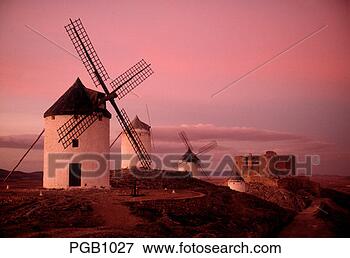 Picture - four traditional 
windmills and 
12th century knights 
hospitallers. 
fotosearch - search 
stock photos, 
pictures, images, 
and photo clipart