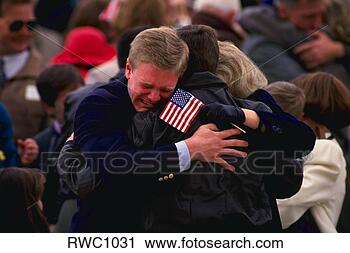 Stock Photography - gulf war ex-pow 
colonel david 
eberly is embraced 
by his son timm. 
fotosearch - search 
stock photos, 
pictures, images, 
and photo clipart