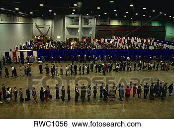Stock Photo - hundreds of job 
seekers line up 
at a federal job 
fair at washington. 
fotosearch - search 
stock photos, 
pictures, images, 
and photo clipart