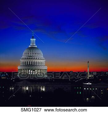Picture - view of the capitol 
dome and the washington, 
dc skyline at 
night. fotosearch 
- search stock 
photos, pictures, 
images, and photo 
clipart
