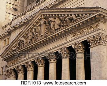 Stock Photo - exterior daytime 
picture of the 
new york stock 
exchange building 
in. fotosearch 
- search stock 
photos, pictures, 
images, and photo 
clipart