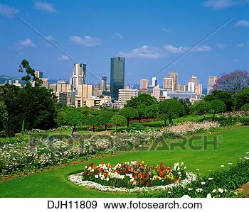 Stock Photograph - skyline from union 
building gardens, 
 pretoria,  witwatersrand. 
fotosearch - search 
stock photos, 
pictures, images, 
and photo clipart