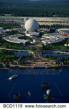 Stock Photograph - aerial view of 
epcot center at 
disneyworld in 
orlando, florida. 
fotosearch - search 
stock photos, 
pictures, images, 
and photo clipart