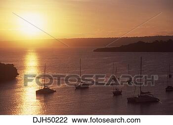 Stock Photo - port vila, harbour 
at sunset. fotosearch 
- search stock 
photos, pictures, 
images, and photo 
clipart