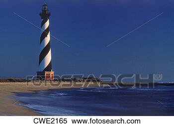 Stock Image - cape hatteras 
light at cape 
hatteras national 
seashore in north. 
fotosearch - search 
stock photos, 
pictures, images, 
and photo clipart